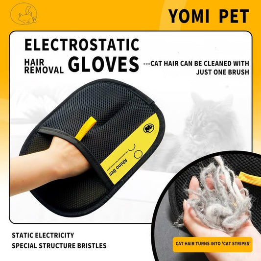 ✨ Haustierhaar-Entferner – Elektrostatische Handschuhe